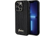 Mobil - Covers & Cases - GUESS Sequin Script Metal case for iPhone 13 Pro Max - black - 3666339172824