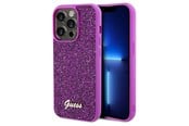 Mobil - Covers & Cases - GUESS Disco Metal Script case for iPhone 14 Pro - fuchsia - 3666339173692