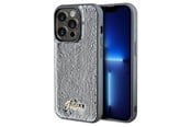 Mobil - Covers & Cases - GUESS Sequin Script Metal case for iPhone 14 Pro Max - silver - 3666339173142