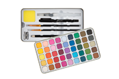Kreativitet & Hobbyartikler - Nassau Luxury Watercolor Paint Set - 45 Colors - AR052802