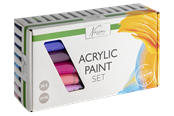 Kreativitet & Hobbyartikler - Nassau Acrylic Paint Set - 20 ml - 36 pcs - AR0745/GE