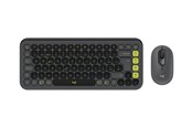 Tastatur - Logitech POP Icon Combo - Tastatur & Mus sæt - Schweizisk - Grå - 920-013275