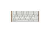 Tastatur - Keychron K3 Ultra SE 75% 8K Keychron Milk POM Red - Gaming Tastatur - Uden Numpad - Nordisk - Hvid - K3U-Q1Z-BO