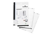 Konference & Præsentation - DURABLE BADGEMAKER - name badge cards - 200 card(s) - 54 x 90 mm - 145502