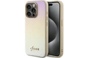 Mobil - Covers & Cases - GUESS Saffiano Iridescent Script case for iPhone 14 Pro Max - gold - 3666339225056