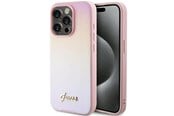 Mobil - Covers & Cases - GUESS GUHCP15XPSAIRSP iPhone 15 Pro Max 6.7" pink/pink hardcase Saffiano Iridescent Script - 3666339224813