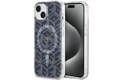 Mobil - Covers & Cases - GUESS IML GCube MagSafe case for iPhone 15 / 14 / 13 - black - 3666339221843