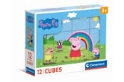 Puslespil - Clementoni Peppa Pig puzzle 12 cubes Blok - 41195