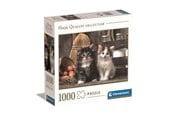 Puslespil - Clementoni HQC Lovely Kittens Square Box Jigsaw Puzzle 1000 pieces 2D Puslespil - 80060