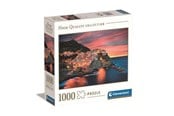 Puslespil - Clementoni "Dusk in Manarola" Square Box Jigsaw Puzzle 1.000 pieces 2D Puslespil - 80167