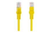Netværkskabel - Lanberg patch cable - 3 m - yellow RAL 1028 - Gul - PCU6-10CC-0300-Y