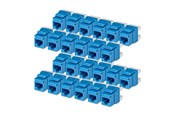 Netværkstilbehør - StarTech.com Startech keystone jack - 180° 110 punch down - TAA Compliant - C6KEY110180BL24PK