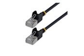 Netværkskabel - StarTech.com Startech patch cable - 3 m - black - Sort - N6APATSTP34BKS3M