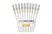 Netværkskabel - StarTech.com Startech patch cable - 50 cm - grey - Grå - N6PAT50CMGRS10PK