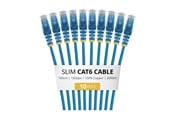 Netværkskabel - StarTech.com Startech patch cable - 1 m - blue - Blå - N6PAT100CMBLS10PK