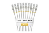 Netværkskabel - StarTech.com Startech patch cable - 1 m - grey - Grå - N6PAT100CMGRS10PK