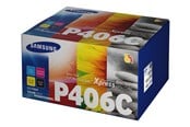 Blæk, Toner & Forbrugsstoffer - Samsung CLT-P406C Value Pack - 4-pack - black yellow cyan magenta - original - toner cartridge - CLT-P406C