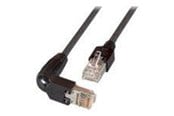 Netværkskabel - EFB NORDIC Dätwyler CU 5502 flex patch cable - 50 cm - black - Sort - 0.5m - K0993.0,5
