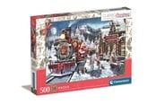 Puslespil - Clementoni HQC Train Station Jigsaw Puzzle 500 pieces 2D Puslespil - 81502