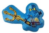 Børneværelse - LEGO NINJAGO RIYU figurformet pude 40 cm - 4004119-LEG1222