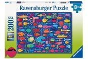 Puslespil - Ravensburger Sjove fiskevenner 200 brikker - 12004305