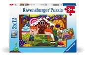 Puslespil - Ravensburger Fairy Tales 2x12 brikker - 12004045