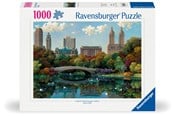 Puslespil - Ravensburger NY Central Park, Bow Bridge 1000 brikker Blok - 12001485