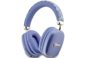 Hovedtelefoner/headset - GUESS GCube Metallic Script Logo Headphones - Purple - 3666339220815
