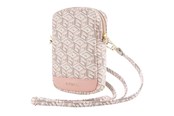 Mobil - Andet Tilbehør - GUESS Zip GCube Bottom Stripe phone bag - pink - 3666339210670