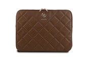 Tasker - GUESS Quilted 4G cover for a 14" laptop - brown - 3666339210892