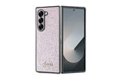 Mobil - Covers & Cases - GUESS 4G Glitter Script Case for Samsung Galaxy Z Fold 6 - Pink - 3666339322724