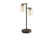 Lamper - EGLO Stars of Light FERRO BORDLAMPE H450 2L CCT TOUCH MØRK BRONZE/BRUN/TRANSP. - 390566