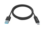 USB kabel - Vision Professional - USB-C cable - USB-C to USB Type A - TC 1MUSBCA/BL
