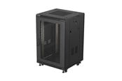 Rack skabe - Lanberg FF01 series - rack - 600 x 600 flat pack with mesh door - 18U - FF01-6618-23B
