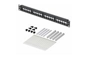 Netværkstilbehør - StarTech.com Startech blank keystone patch panel - 1U - 19" - for RJ45 - TAA Compliant - C6PANELUTP241U