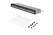 Netværkstilbehør - StarTech.com Startech patch panel - 1U - 19" - 110 punch-down - TAA Compliant - C6APANELSTP241UPD