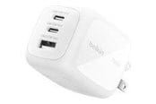 Mobil - Adaptere & Opladere - Belkin BoostCharge Pro power adapter - GaN - 2 x USB-C USB - 70 watt - WCH018KQWH