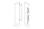 Rack skabe - Tripp Lite Eaton Series PDU Mounting Bracket Accessory Kit 2-Post 4-Post Open Frame Rack - SRPDU2PBRKT