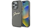 Mobil - Covers & Cases - GUESS IML Heart Case for iPhone 16 Pro - Black - 3666339306823
