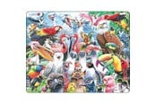 Puslespil - Larsen Puzzles Puslespil Glade fugle - 115 brikker, Maxi (36,5x28 2D Puslespil - CZ5