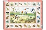 Puslespil - Larsen Puzzles Puslespil Nature Puzzle: Pond - 48 brikker, Maxi ( 2D Puslespil - NA3