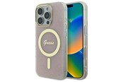 Mobil - Covers & Cases - GUESS IML 4G MagSafena iPhone 16 Pro Case - Pink - 3666339342067