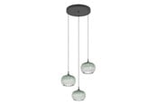 Lamper - EGLO ALAMITO KLYNGE Ø:425 CCT SORT STRUKTUR/GRØN/KLAR - 902575
