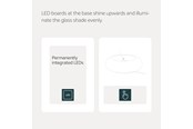 Lamper - EGLO BASILE BORDLAMPE Ø300 TOUCH BLÅ - 902848