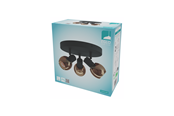 Lamper - EGLO CASTELLAZO RONDEL Ø:250 3L E14 SORT/KOBBER - 902465