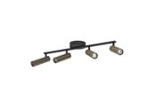 Lamper - EGLO VALPROTO SPOTSKINNE L550 4L CCT SORT/MØRK BRONZE - 902703