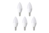 Lyskilder - EGLO LED pære C35 OPAL 2700K 470LM 5 STK E14 - 117633