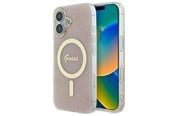 Mobil - Covers & Cases - GUESS IML 4G MagSafe iPhone 16 Plus Case - Pink - 3666339342050