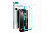 Mobil - Andet Tilbehør - ESR Tempered Glass 2-PACK for iPhone 16 - transparent - 4894240235935
