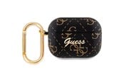 Mobil - Andet Tilbehør - GUESS GUAP2PG4GPK AirPods Pro 2 (2022/2023) cover black/black 4G Hook - 3666339310608